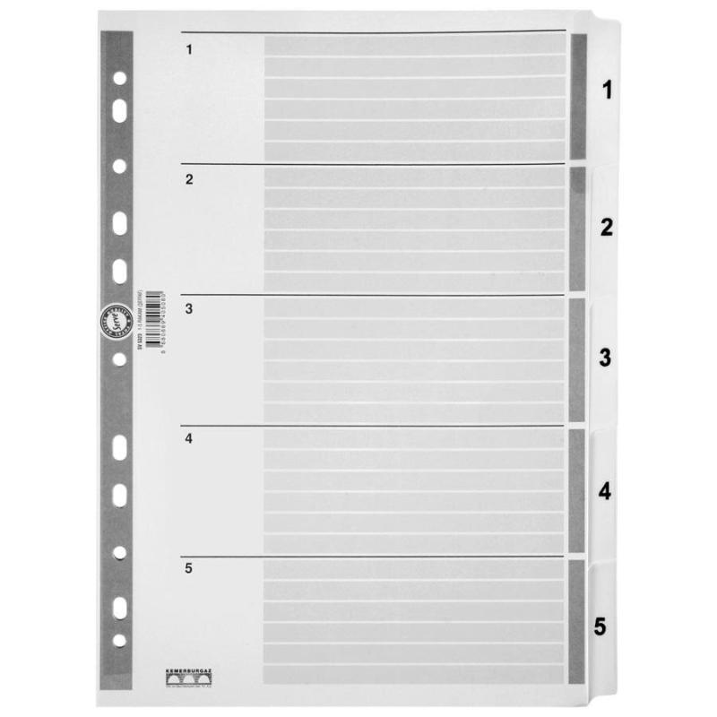 Serve SV 5323 Ayraç A4 1-5 Rakam
