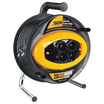 Sgs Makaralı Uzatma Kablosu Grup Priz 20 m