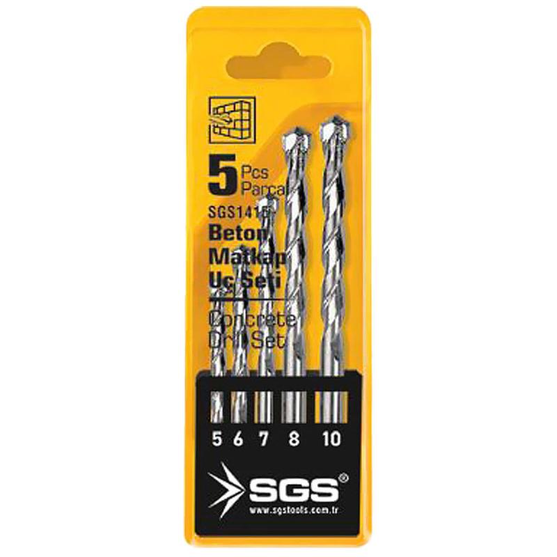 Sgs Matkap Ucu Seti 5-6-7-8-10 mm 