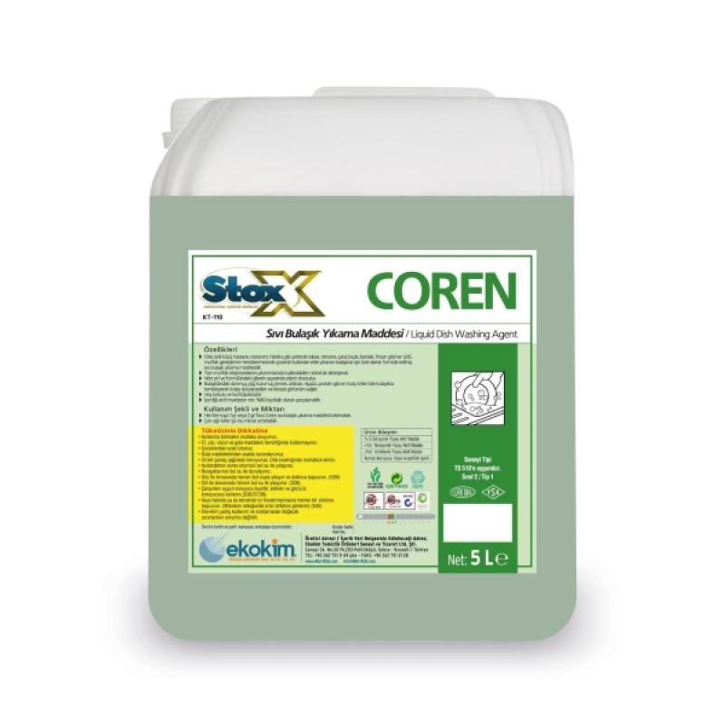 Stox Coren KT-110 Yüksek Aktifli Elde Bulaşık Deterjanı 5 Kg