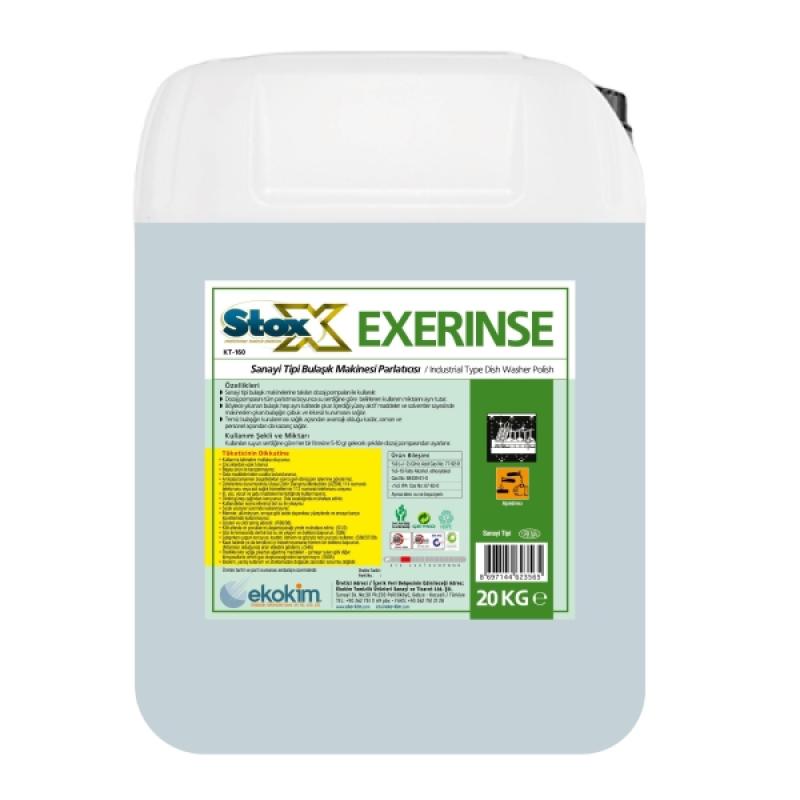 Stox Exerinse KT-160 Endüstriyel Bulaşık Parlatıcı 20 Kg