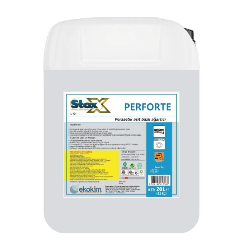 Stox Perforte Perasetik Asit Bazlı Ağartıcı 20 Kg