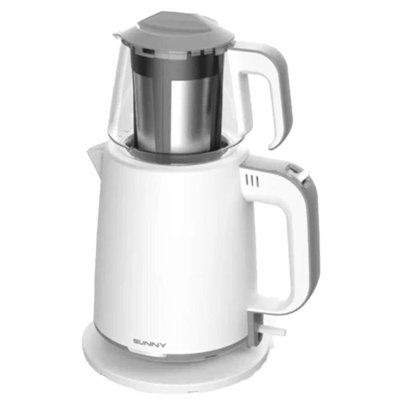 Sunny Pasha Elektrikli Çay Makinesi 1,8 Litre Beyaz