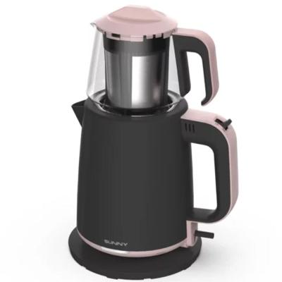 Sunny Pasha Elektrikli Çay Makinesi 1,8 Litre Siyah