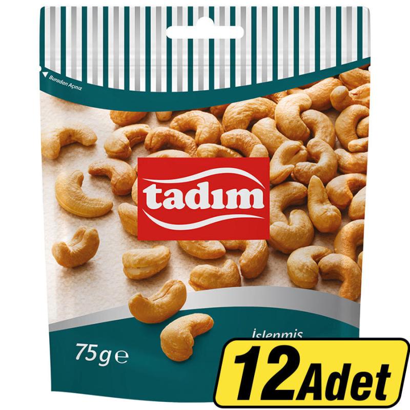 Tadım İşlenmiş Kaju 75 g 12'li