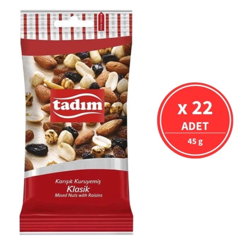 Tadım Karışık Kuruyemiş Klasik 45 Gr 22 Adet