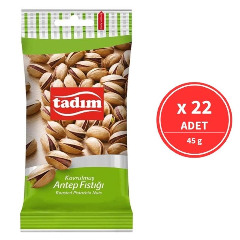 Tadım Kavrulmuş Antep Fıstığı 45 Gr 22 Adet