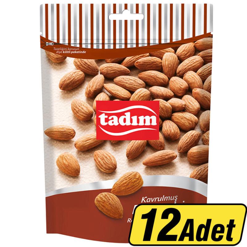 Tadım Kavrulmuş Badem İçi 90 gr 12'Li