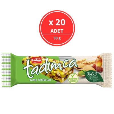 Tadım Tadımca Antep Fıstıklı Bar 30 Gr 20 Adet
