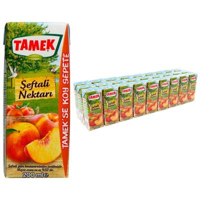 Tamek Şeftali Nektar 200 ml 27'li