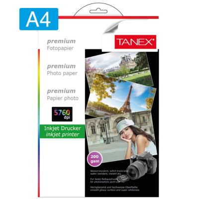 Tanex Fotoğraf Kağıdı A4 200 gr 210 mm x 297 mm 25 Sayfa