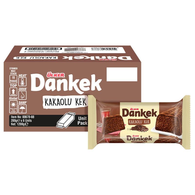 Ülker Dankek Çay Saati Kakaolu Kek 200 g 6'lı