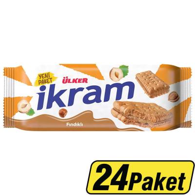 Ülker İkram Fındık Kremalı Bisküvi 84 g 24'lü