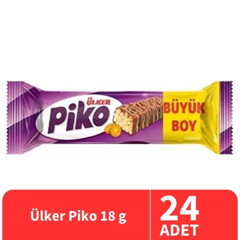Ülker Piko Portakal Kaplamalı Bar 18 Gr 24 Adet