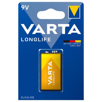 Varta Longlife Alkalin 9V Pil Tekli Paket