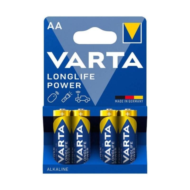 Varta Longlife Power Kalem Alkalin Pil AA 4 Lü