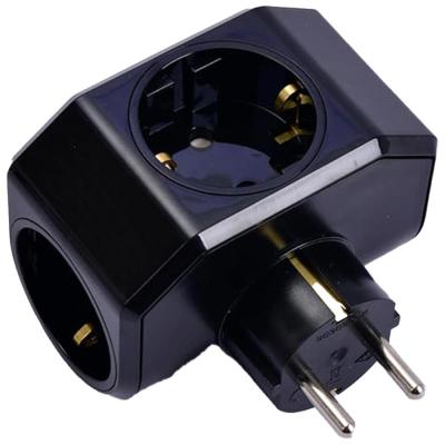 Viko Topraklı 3'lü Yonca Plus Siyah